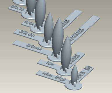 lanciare veicolo infografica 3d arte razzo spazio mese 3d print model - Mito3D
