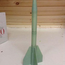 launchable modelo apito foguete vários hobby de 3d print model - Mito3D