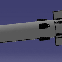 lançador super nave estelar pesado espaço x foguete brinquedo deco arte 3d print model - Mito3D