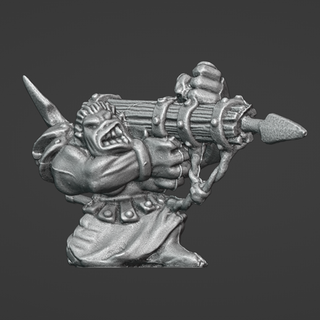 launcher Game mage knight orc raiders harpoon bazooka missile bolt 3d print model - Mito3D