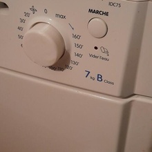 laundry dryer button indesit 3d print model - Mito3D