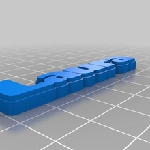 laura customized keychains 3d print model - Mito3D