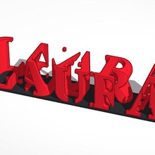 laura-guapa art 3d print model - Mito3D