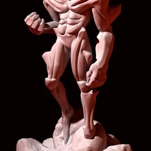 lav şeytan sanat yaratıklar heykel satanik Kaya canavar mini korku boynuz heykelcik dnd minyatür şeytani İblis karanlık lord yaratık koleksiyon karakter büyük 32mm 3d print model - Mito3D