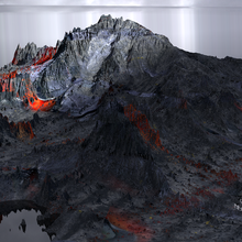lava pedras 1 3d print model - Mito3D