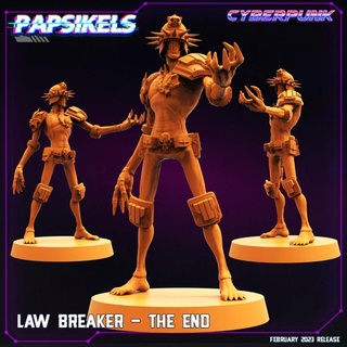 law breaker end death judge cyberpunk police judgedread 3d print model - Mito3D