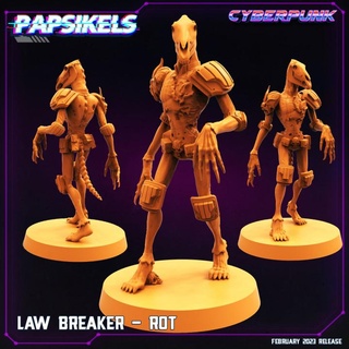 law breaker rot death judge cyberpunk dread 3d print model - Mito3D