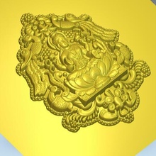 laxmi coin art 3d print model - Mito3D