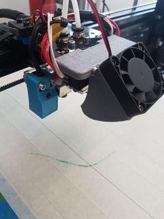 capa ventilador flsun i3 herramientas 3d barra oblicua impresora partes 3d print model - Mito3D