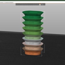 katman kule araç kalibre etmek katmanlar 3d print model - Mito3D