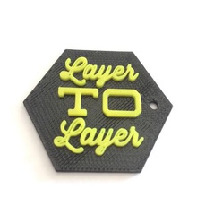 layertolayer kaychain jewelry keychain 3d print model - Mito3D