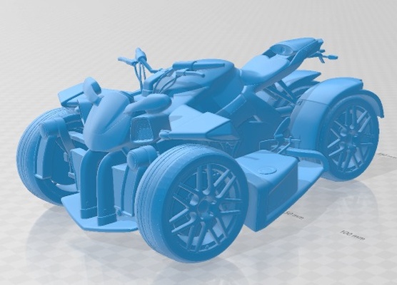 lazaré wazuma r1 2017 imprimível jogos moto passatempo micro escala bicicleta motocicleta triciclo 3d print model - Mito3D