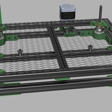 lazr cama open source z tabela ferramenta a gravador cortador laser k40 3d print model - Mito3D