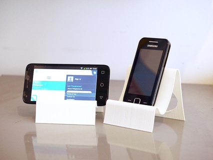 preguiçoso phone suporte Atualizada 2018 gadget Móvel ficar pé smartpone tábua 3d print model - Mito3D