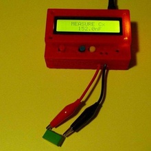 lc meter case component tester lc-100s openscad electronics 3d print model - Mito3D