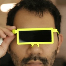 lcd de óculos moda 3d print model - Mito3D