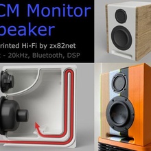 lcm moniteur orateur 40hz guide 39 ondes Bluetooth dsp gadget l'audio 3d print model - Mito3D