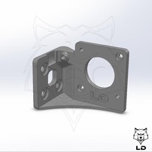 ld y-Achse Dämpfer-Halterung tool lobo dorado ld3d änderungen vorbehalten Schrittmotor-Halterung Klammer 3d print model - Mito3D