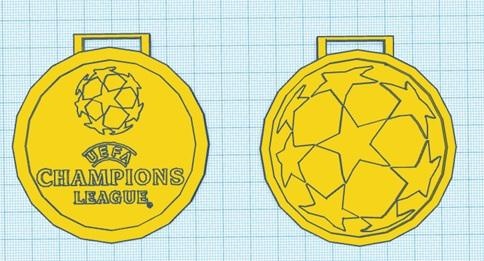 ldc medal soccer tournament trophy sport child 3d print model - Mito3D