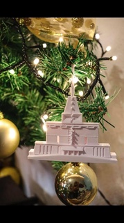 lds Messico città tempio Natale albero sfera Chiesa Sud Gesù Cristo 3d print model - Mito3D