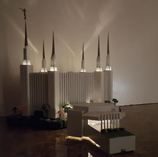 lds Washington dc templo luces lds mormón templo modelo ligero 3d print model - Mito3D