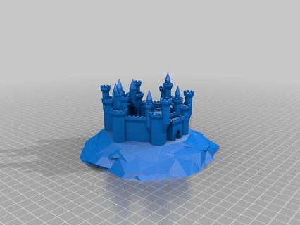 château titouan 3 personnalisé bâtiments structures 3d print model - Mito3D