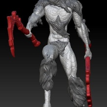 le d voreur varios monstre monster rey de halloween mal d&eacute demonio la criatura astro 3d print model - Mito3D