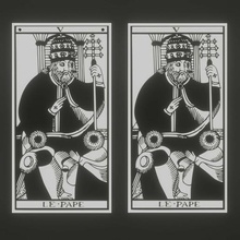 le pape tarot card tarot le pape el papa reiki arcanos mayores arcana tarot card cartas tarot 3d print model - Mito3D