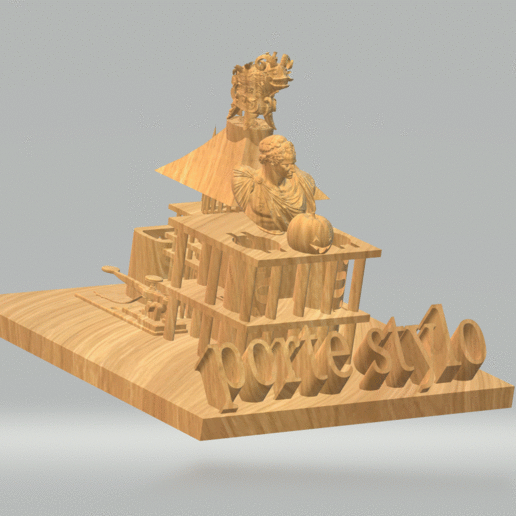 Port crayon double seri 4 3D print model - Mito3D