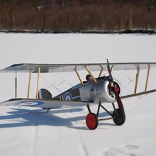 le rhone radyal kukla motor rc uçaklar dönüyor çeşitli ölçek sopwith deve 1 Dünya Savaşı kuşu döner 3d print model - Mito3D