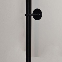 le tuyau - candlestick candle candleholder wallmount light 3d print model - Mito3D