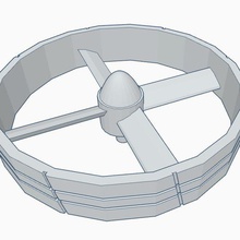 pie dominante rotor 3d print model - Mito3D