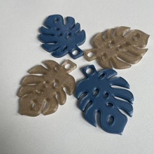 leaf pendant jewelry dreadlocks dread dreadbead bead 3d print model - Mito3D