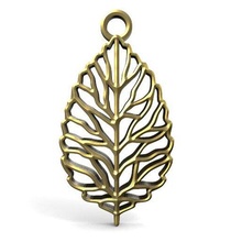 leaf pendant jewelry jewel 3d print model - Mito3D