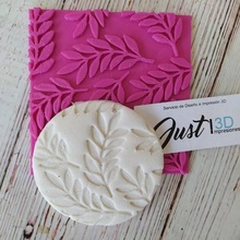 leaf texturizer sheets leaflets fondant mass ceramics clay sugar paste 3d print model - Mito3D
