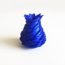 Blatt vase 1 verschiedene feuille Konzeption ultimaker pla colorfabb ultra marine blau imprimante 3d Eindruck von Herstellung 3d print model - Mito3D