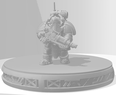 league ironbeard - free sample Game 42k war hammer space dwarf leagues 3d print model - Mito3D