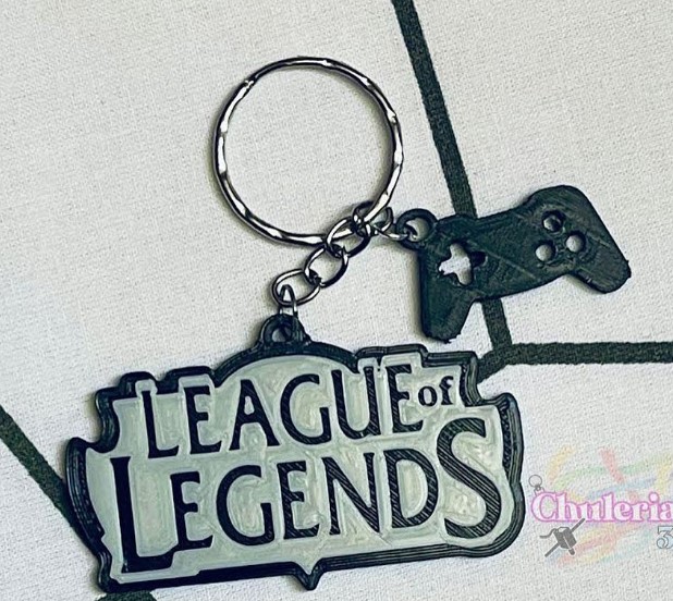 league legends Art of keychain 3D print model - Mito3D