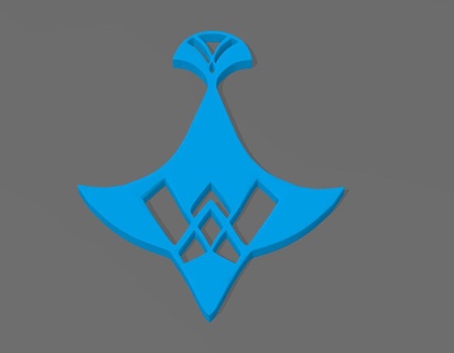 liga leyendas ixtal emblema figura estante soporte runeterra beber portavasos insignias 3d print model - Mito3D