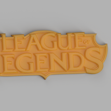 liga lendas logotipo jogo skuperdiy da legenda lol 3d print model - Mito3D