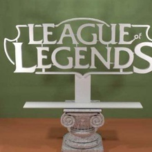 league legends logo art signs logos sign lol 3d print model - Mito3D