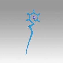 league legends lol winter wonder skin lulu staff cosplay game other diy hobby 3d printable replica prop weapon 3d print model - Mito3D