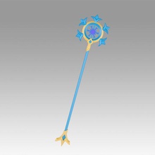 league legends lol winter wonder soraka skin wands game other diy hobby printable 3d replica weapon cosplay 3d print model - Mito3D
