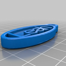 leah keychain customized coins_badges 3d print model - Mito3D