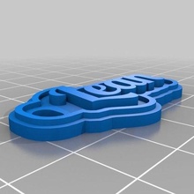 lean jewelry customized keychains 3d print model - Mito3D