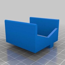 leapfrog creatr - filament lubrication tray right feeder tube tool 3d printer accessories egg 3d print model - Mito3D