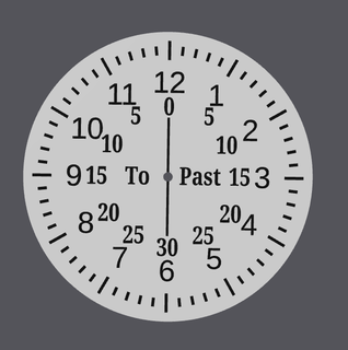 learning clock teaching aid school 3d print model - Mito3D