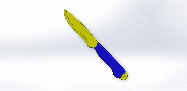 learning knife montessori child kids cosplay 3d print model - Mito3D