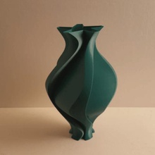 leave vase home flower vases spiralized spiral mode printing twisted vaso spirale 3d print model - Mito3D