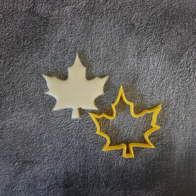 leaves cookie cutters fall pumpkin theme fondant cake 3d print model - Mito3D